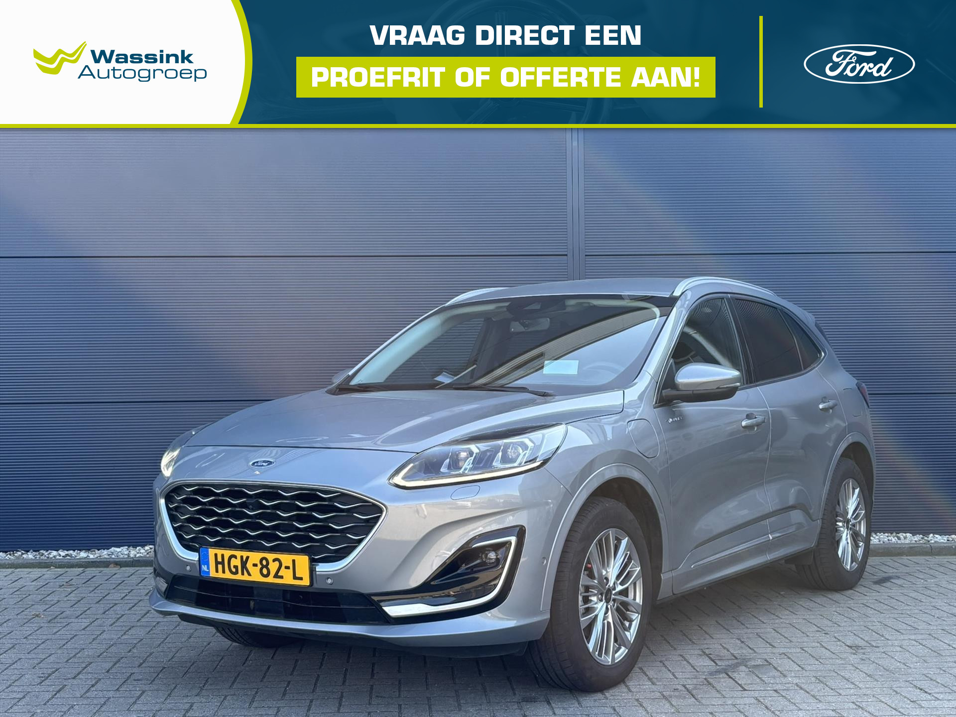 Ford Kuga 2.5 PHEV e-CVT 225pk Vignale | Leder |
