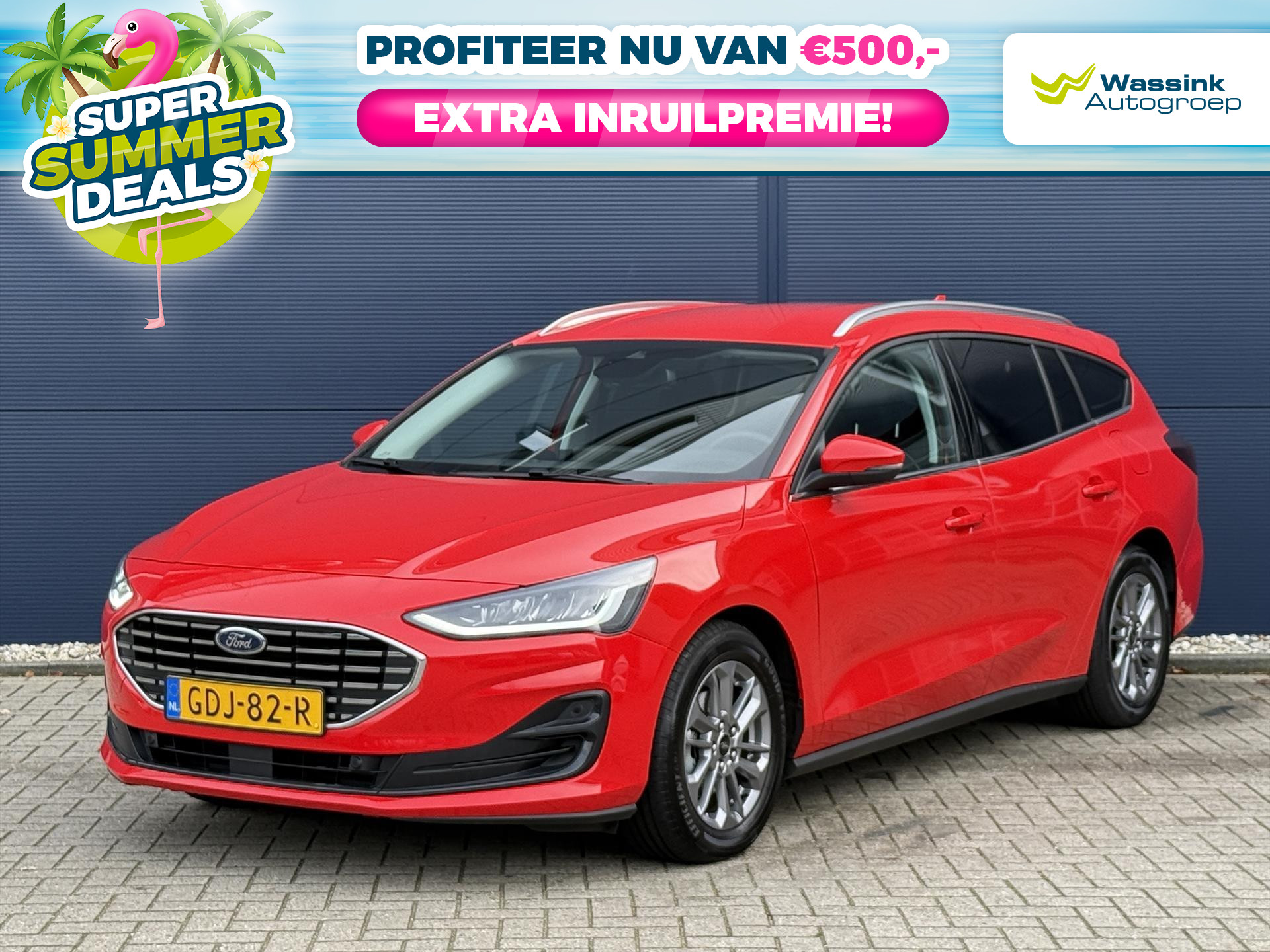 Ford Focus Wagon 1.0 EcoBoost Hybrid 155pk Powershift /