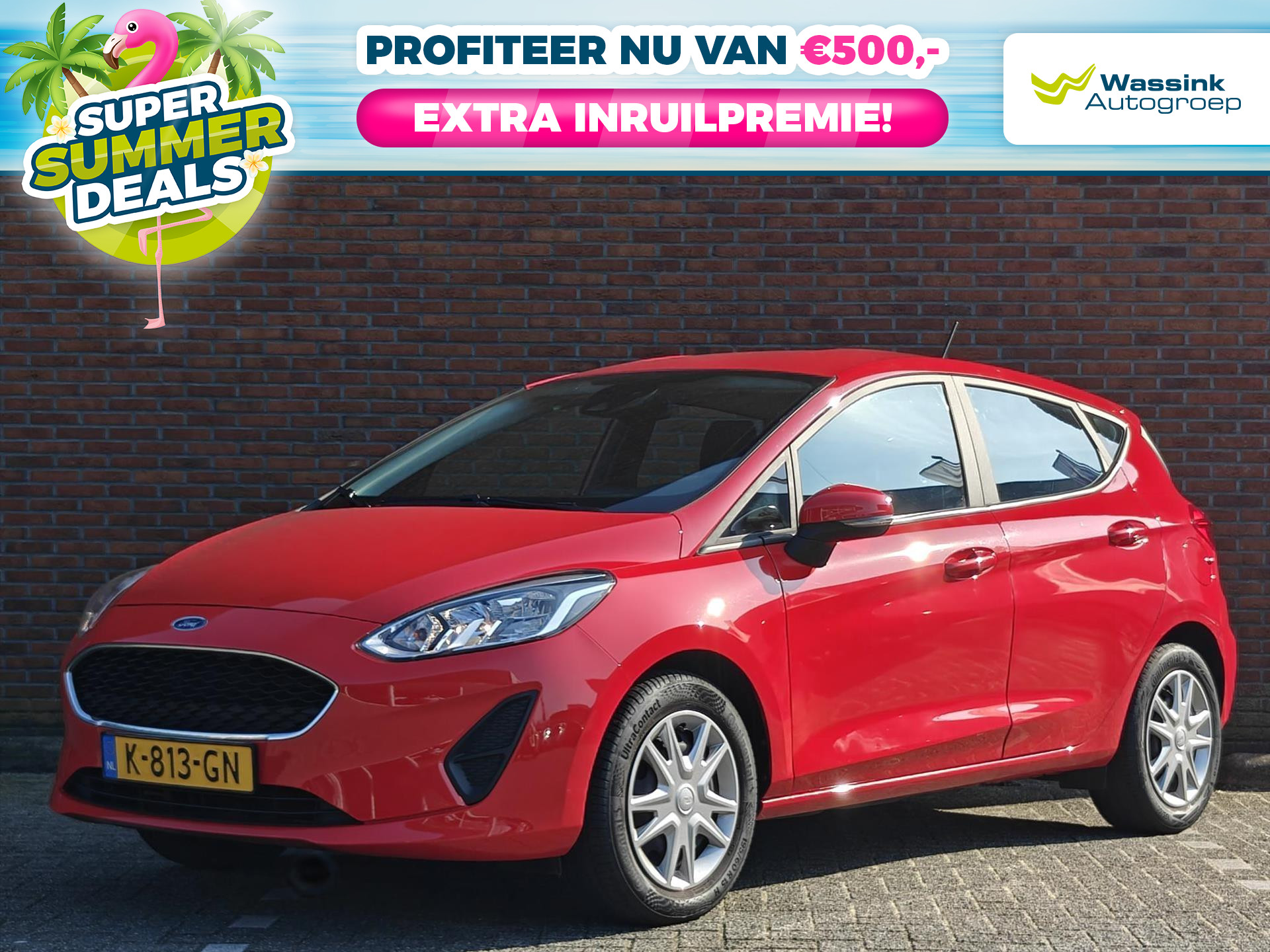 Ford Fiesta 1.0 EcoBoost 95pk 5dr Connected I Airco | Cruise