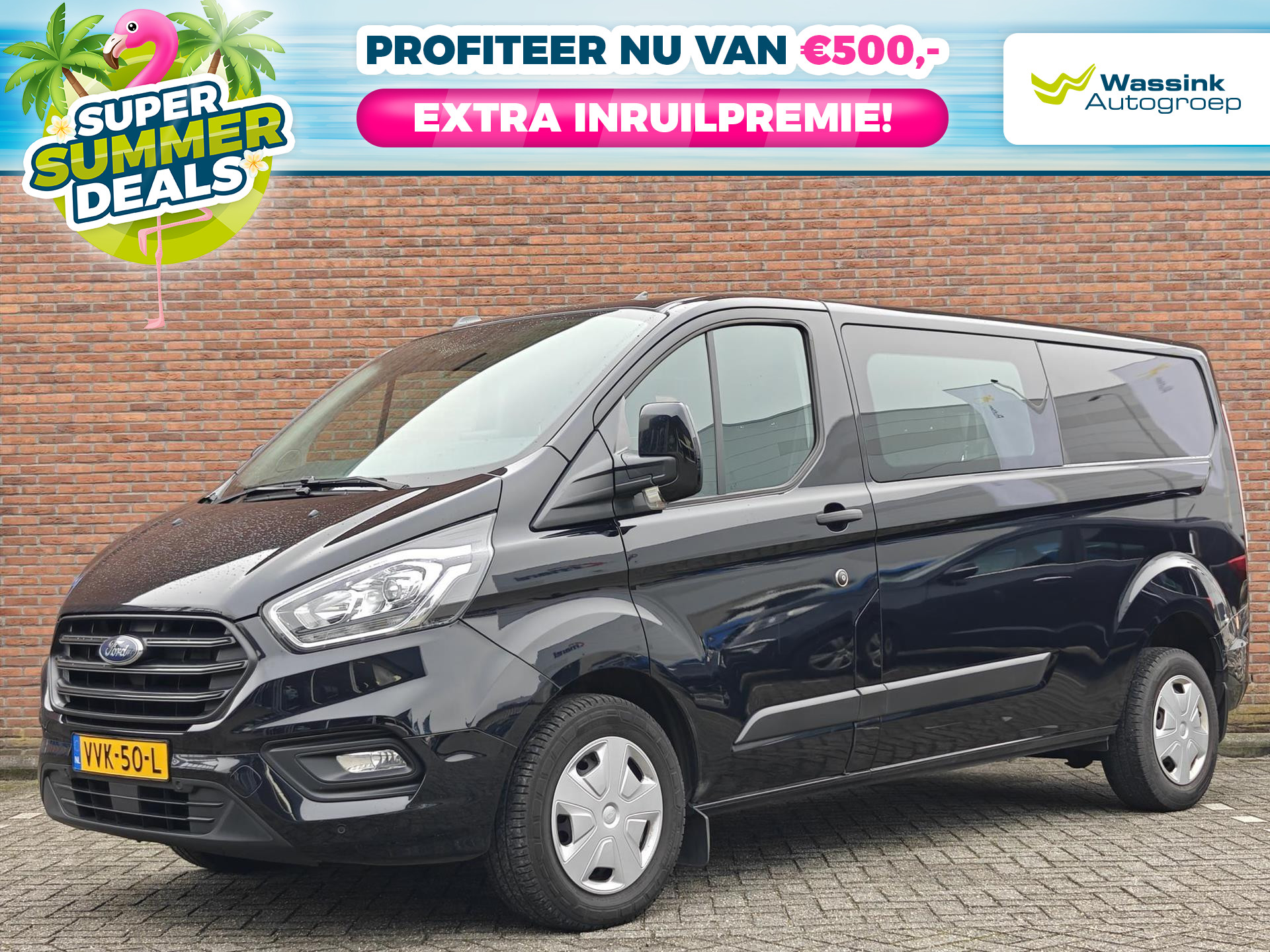Ford Transit Custom GBDC 2.0 TDCi 130PK 320 L2H1 Trend | Automaat |
