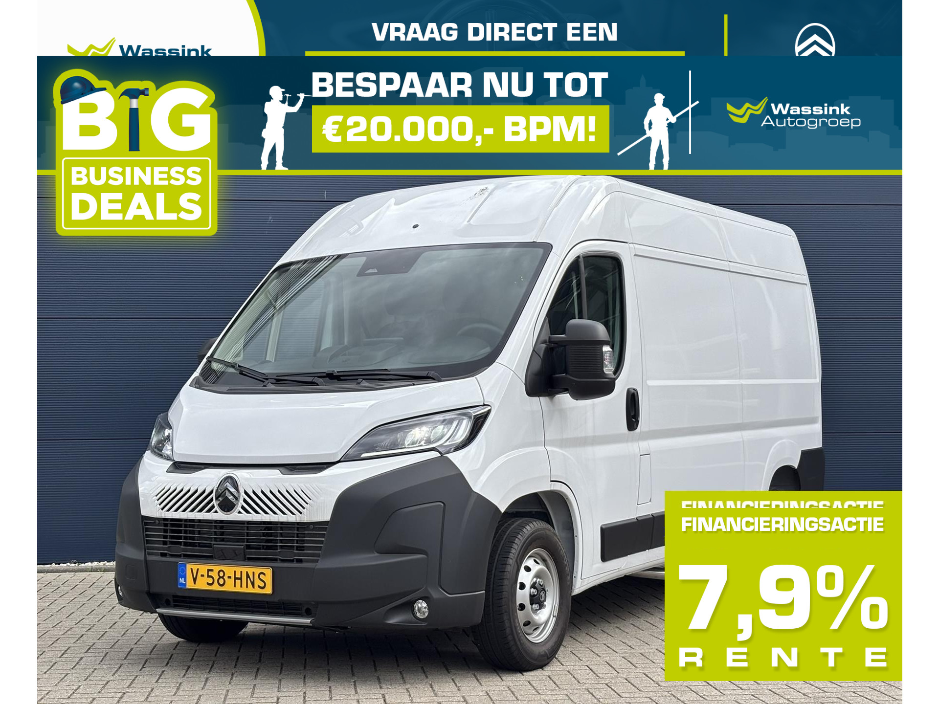 Citroën Jumper GB 3.5t 2.2 BlueHDi 140pk L2H2 |