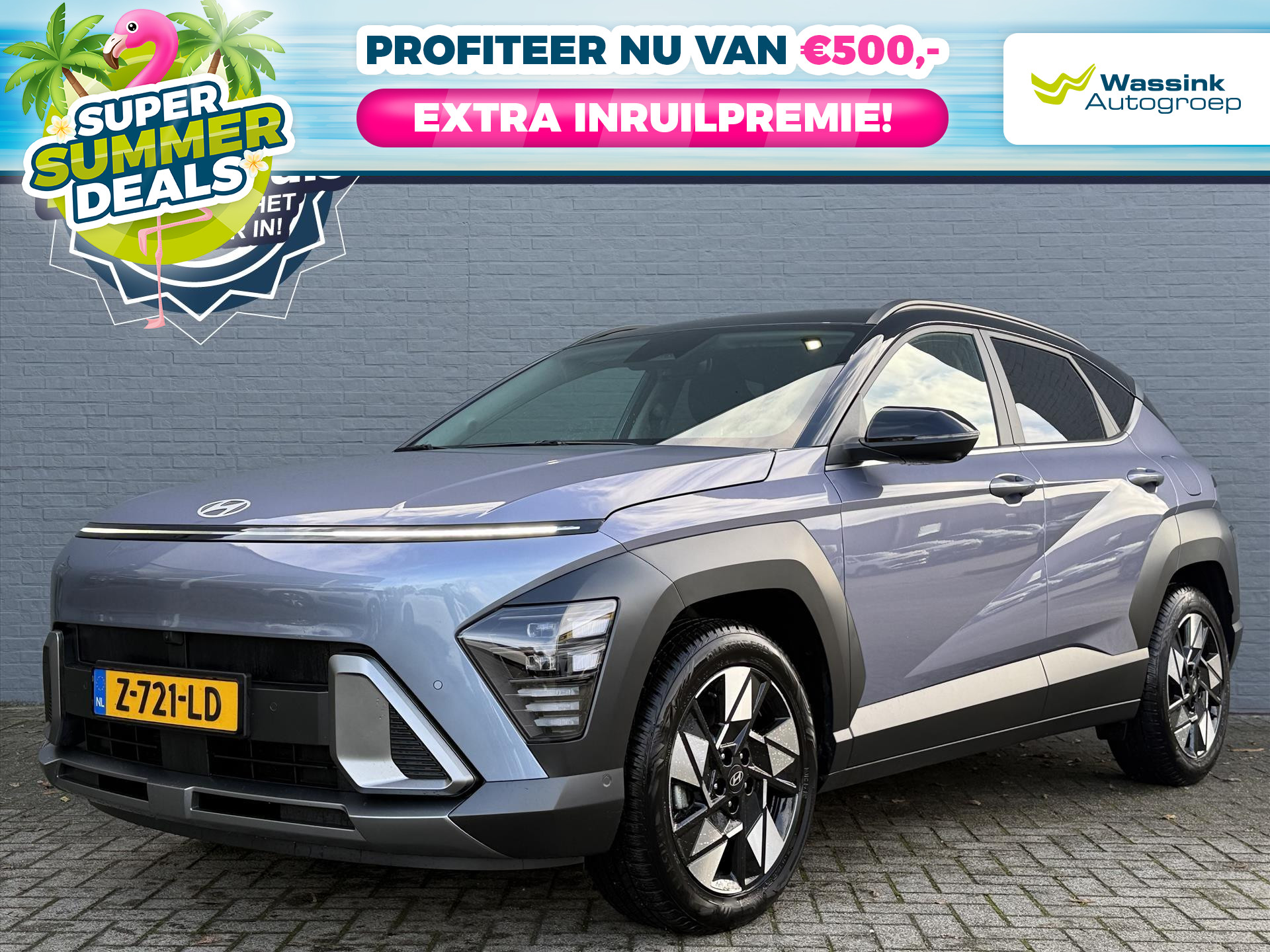 Hyundai Kona 1.6 GDI HEV 141pk DCT Premium | Summer Deals | All