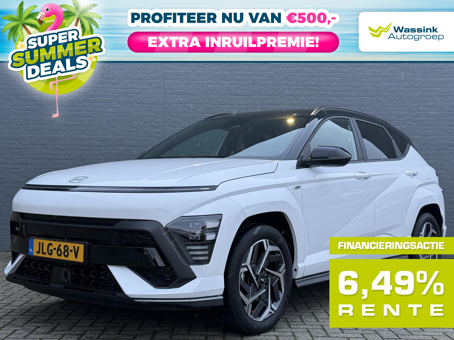 Hyundai Kona 1.6 GDI HEV 141pk DCT N-Line Edition | N-Line