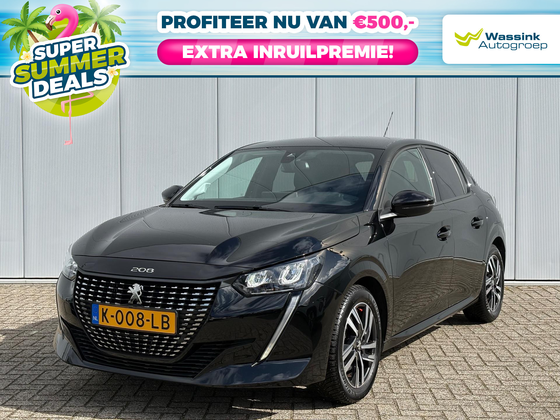 Peugeot 208 Turbo 100pk Blue Lease Allure | Keyless | Cruise